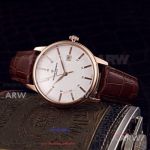 Perfect Replica Jay Factory Vacheron Constantin Traditionnelle White Dial Rose Gold Case 41mm Watch 